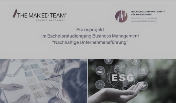 Sustainability in focus: HdWM students present their term paper at THE MAK`ED TEAM
